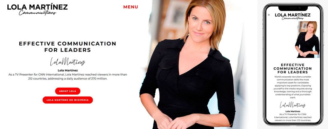 TWM diseno web Lola Martinez