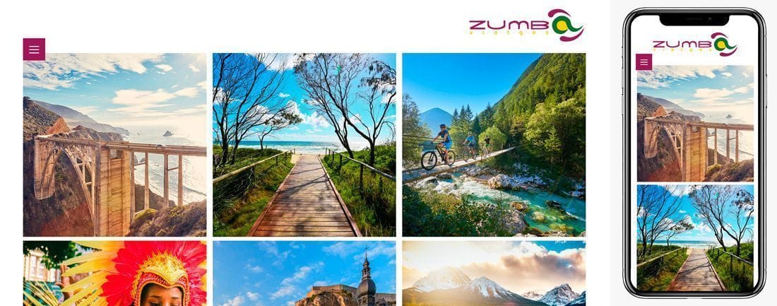 TWM diseno web Zumba Viatges