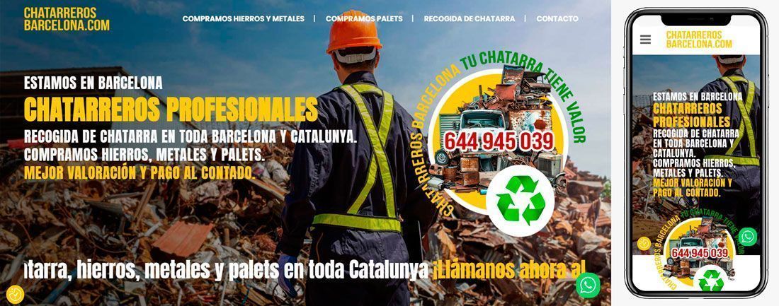 TWM diseno web Chatarreros Barcelona