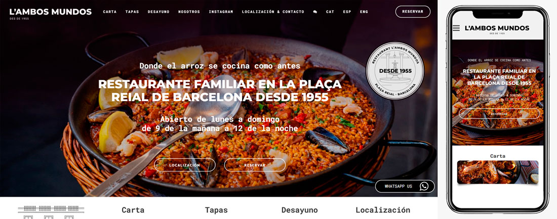 TWM diseno web l'Ambos Mundos